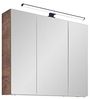Pelipal Quickset 374 Spiegelschrank 76-II, Holzwerkstoff, Eiche Ribbeck Quer Nb, 70 x 75 x 20 cm Bild 4