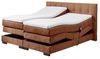 Boxspringbett >TALENA< Liegefläche 180x200, Motorverstellung, cognac - 202x113x211cm (BxHxT) Bild 4