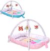Lorelli Spielbogen Krabbeldecke Nest 2 in 1 Babynest hängende Stofftiere Spiegel rosa Bild 4