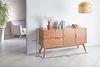 IDIMEX Sideboard TIVOLI, moderne Kommode mit 2 Türen und 2 Schubladen, Skandi kastenienfarben Bild 3