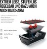 Enders Aurora Mirror raucharmer Tischgrill, mit Guss-Rost, Holzkohle-Grill, kleiner Grill, Balkon-Grill, Picknick-Grill, Camping-Grill, Grill mit Belüftung, black #1365 Bild 3