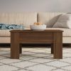 vidaXL Couchtisch Braun Eichen-Optik 79 x 49 x 41 cm Holzwerkstoff [819283] Bild 2
