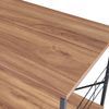 Standregal Billund mit 4 Ablageflächen 133 x 60 x 42 cm Schwarz / Walnuss-Optik [en. casa] Bild 5
