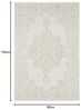 NORTHRUGS In- und Outdoor Teppich 80x150 cm - Wetterfest Orientalisch Vintage-Design mit Medallion Läufer Terrassenteppich Balkonteppich Küchenläufer Badteppich Wohnzimmerteppich Wasserfest in Beige Bild 2