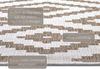 NORTHRUGS In- und Teppich Malta 80x350 cm - Wendeteppich Wetterfest Geometrisches Muster für Balkon Terrasse Garten Wintergarten Wohnzimmerteppich Wasserfest in Linen, 105460-80x350 Bild 4