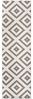 NORTHRUGS In- und Teppich Malta 80x350 cm - Wendeteppich Wetterfest Geometrisches Muster für Balkon Terrasse Garten Wintergarten Wohnzimmerteppich Wasserfest in Linen, 105460-80x350 Bild 2