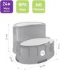 dBb Remond Fusshocker rutschfesten grau transparent Bild 3