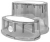 dBb Remond Fusshocker rutschfesten grau transparent Bild 1