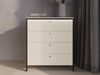 Kommode 4S Enna EN-03 (Farbe: Sandbeige / Schwarz + Sandbeige) Bild 2