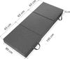 Pillows24 Klappmatratze Grau 195 x 80 x 10, Gästebett klappbar aus Foam, Faltmatratze für Erwachsene auch als Reisebett oder Gästematratze verwendbar, nach ÖKO TEX Standard Bild 3