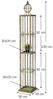 DanDiBo Rankhilfe Metall Garten Rosensäule Rosenturm 230 cm Ranksäule 93970 Rankgitter Rosen Säule Garten Kletterhilfe Outdoor Bild 2
