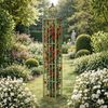 DanDiBo Rankhilfe Metall Garten Rosensäule Rosenturm 230 cm Ranksäule 93970 Rankgitter Rosen Säule Garten Kletterhilfe Outdoor Bild 3