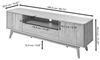 Jahnke TV-Board WAVE TV 170 (1 St), TV-Board, Retro-Stil, Front in Wellendesign, Breite ca. 170 cm Bild 3