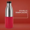 Emsa Trinkflasche Bludrop Sleeve, Edelstahl/Silikon, Quick-Press, 12h warm/24h kühl Bild 5