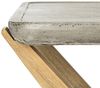 SAFAVIEH Concrete Outdoor Console Table, in Dark Grey, 45 X 140 X 75 Bild 4