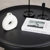IDIMEX Couchtisch LORIS, Beistelltisch rund Metall pulverbeschichtet modern schwarz Bild 5