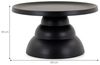 IDIMEX Couchtisch LORIS, Beistelltisch rund Metall pulverbeschichtet modern schwarz Bild 3