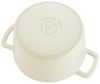 Fissler Bratentopf Fissler Emaillierter Gusseisen Bräter 24cm Elfenbeinweiß, Gusseisen Bild 4