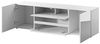 Selsey BROS – TV-Lowboard/Fernsehschrank Weiß Matt/Weiß Hochglanz Stehend Modern Bild 5