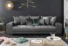 riess-ambiente Big-Sofa ELEGANCIA 285cm silbergrau, Einzelartikel 1 Teile, XXL Couch · Samt · mit Federkern · inkl. Kissen · Design Bild 5