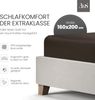 Bettwaesche-mit-Stil Mako-Satin Spannbettlaken Espresso Braun 160x200cm Höhe 21-30cm Bild 2