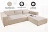 riess-ambiente Ecksofa BOSSA NOVA 265cm antik taupe, Einzelartikel 1 Teile, Wohnzimmer · Microfaser · L-Form · inkl. Kissen · Modern Design Bild 5