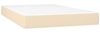 vidaXL Boxspringbett mit Matratze Creme 120x200 cm Stoff, Härtegrad: H2 [3142326] Bild 5