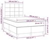 vidaXL Boxspringbett mit Matratze Creme 120x200 cm Stoff, Härtegrad: H2 [3142326] Bild 3