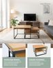 2er Set Couchtische - Eiche / Metall Bild 5
