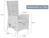 LC Garden LC Garden Positionsstuhl Verstellsessel Roma Dining grau Bild 3