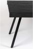 Design Esstisch SURI BLACK 180 x 90 cm Platte recycled Teak Bild 5