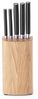 Brabantia Profile Messerblock mit 5 Messern, Holz, Matt Steel, 260483 Bild 5