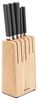 Brabantia Profile Messerblock mit 5 Messern, Holz, Matt Steel, 260483 Bild 4