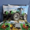 JACK Kinderbettwäsche 135x200cm Bauernhof Landwirtschaft Traktor Tiere, Renforcé, 2 teilig, für echte Landwirtschafts-Fans Bild 3
