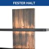 DanDiBo Weinregal Wand Metall Schwarz Modern 96694 Kupfer / Bronze Flaschenregal Schmal Wandmontage Wine Rack Weinflaschenhalter Weinhalter Flaschenhalter Bild 4