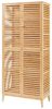 Badezimmerschrank Raurgela 180x80x40 cm Bambus [en. casa] Bild 4