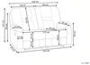 2-Sitzer Sofa beige manuell verstellbar BERGEN Bild 3