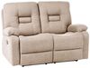 2-Sitzer Sofa beige manuell verstellbar BERGEN Bild 5