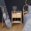 Nachttisch Aoni - Rattan - Beige - Atmosphera créateur d'intérieur Bild 2