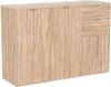 CASARIA® Kommode Sideboard Schrank Alba DB131 Eiche Bild 5