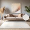 Paco Home Teppich In- & Outdoor, Moderne abstrakte Boho Designs mit 3D Struktur, robust & wetterfest, ideal für Terrasse Wohnzimmer & Küche, Grösse:80x250 cm, Farbe:Creme 6 Bild 2