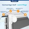 Grandekor Doppelrollo Klemmfix ohne Bohren Anthrazit 80x150 cm(Stoffbreite 76cm) Fenster Rollos für innen Klemmrollos Duo Rollos für Fenster ohne Bohren mit Bohren Privatschutz UV-Schutz Zebrarollo Bild 4
