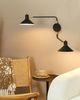 Wandlampe KADASSA verstellbar Metall Schwarz Bild 2