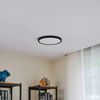 Lindby Deckenleuchten Pravin, LED, Kunststoff Schwarz warmweiß IP20, LED 17 W gesamt, warmweiß Bild 3