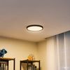 Lindby Deckenleuchten Pravin, LED, Kunststoff Schwarz warmweiß IP20, LED 17 W gesamt, warmweiß Bild 2