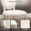 HOMCOM Esszimmerstuhl Esszimmerstuhl im 2er Set mit Vintage Design Bild 5