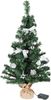 Bambelaa! Weihnachtsbaum Künstlich Mit Beleuchtung Geschmückt Tannenbaum Dekoriert Christbaum Beleuchtet LED 75cm Silber Bild 3