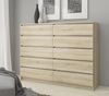 Kommode K-140 mit 10 (2x5) Schubladen, B138 x H121 x T40 cm, Gewicht 75 kg Bild 2
