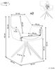 Esszimmerstuhl 2er Set JODAR Dunkelgrün Bild 3