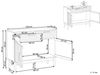 Kommode LYNWOOD 80 cm Heller Holzfarbton Bild 3